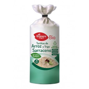 EL GRANERO INTEGRAL Tortitas de arroz y trigo sarraceno bolsa 100 grs